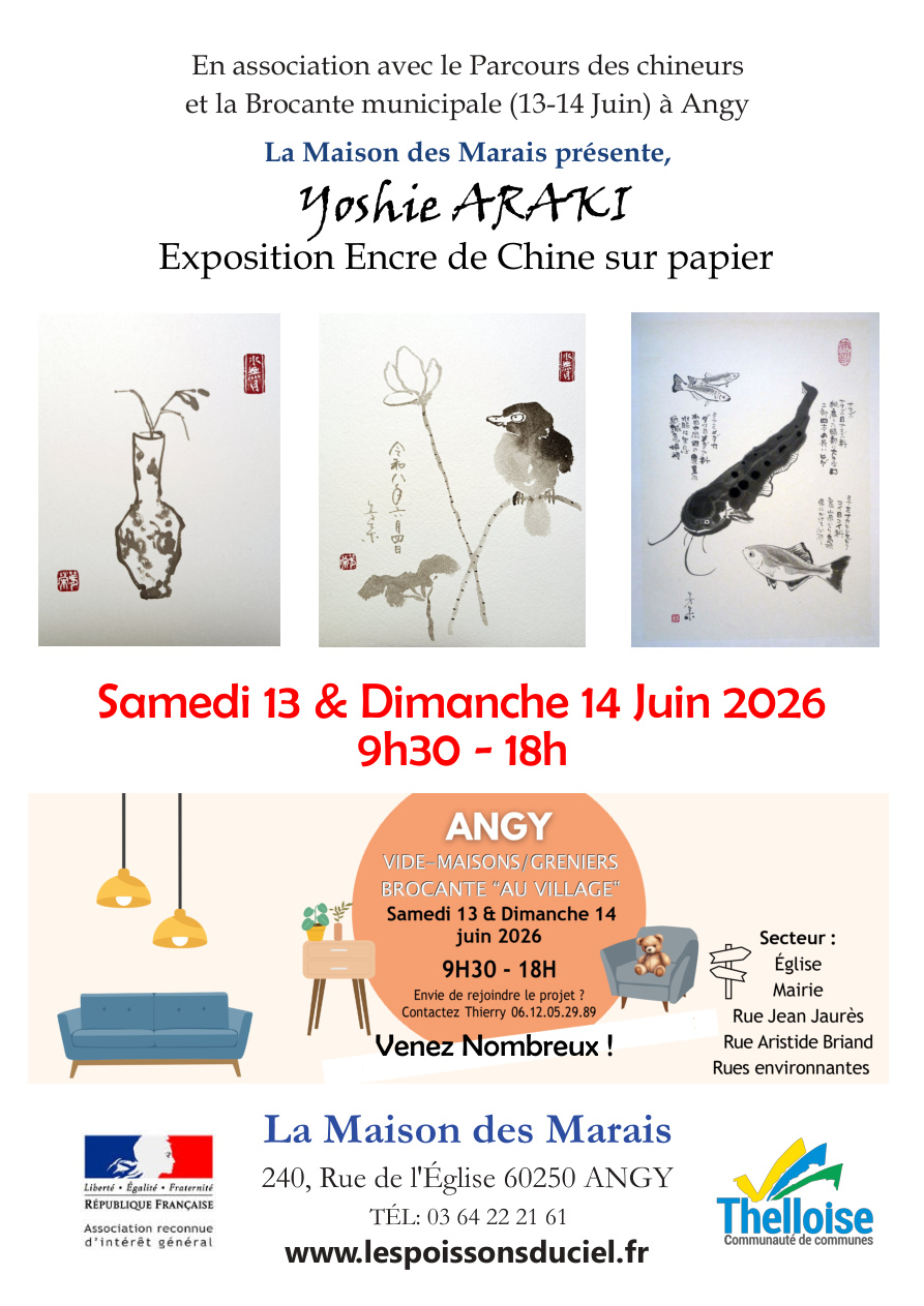 Yoshie ARAKI les 13 et 14 juin Image